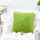 thumbnail image 4 of Funda de almohada de felpa, funda de almohada suave y cómoda de color sólido, 2 uds., 4 of 5