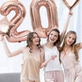 thumbnail image 3 of Rose Gold 20th Birthday Decoration Set, 3 of 5
