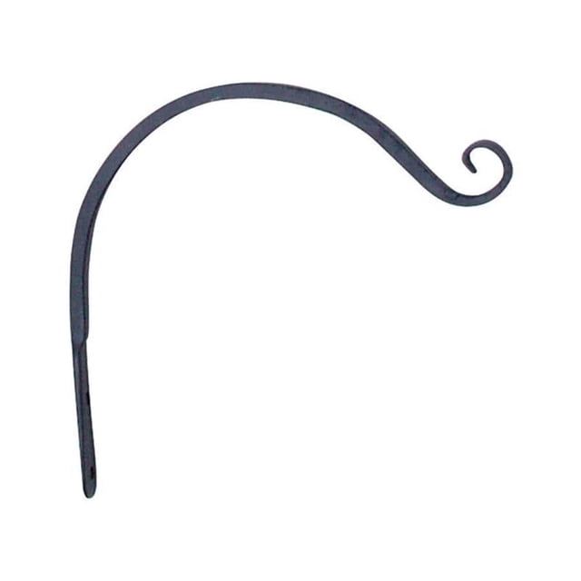 Plant Hook Living Accents, hierro forjado negro, 30 cm de alto, paquete de 1