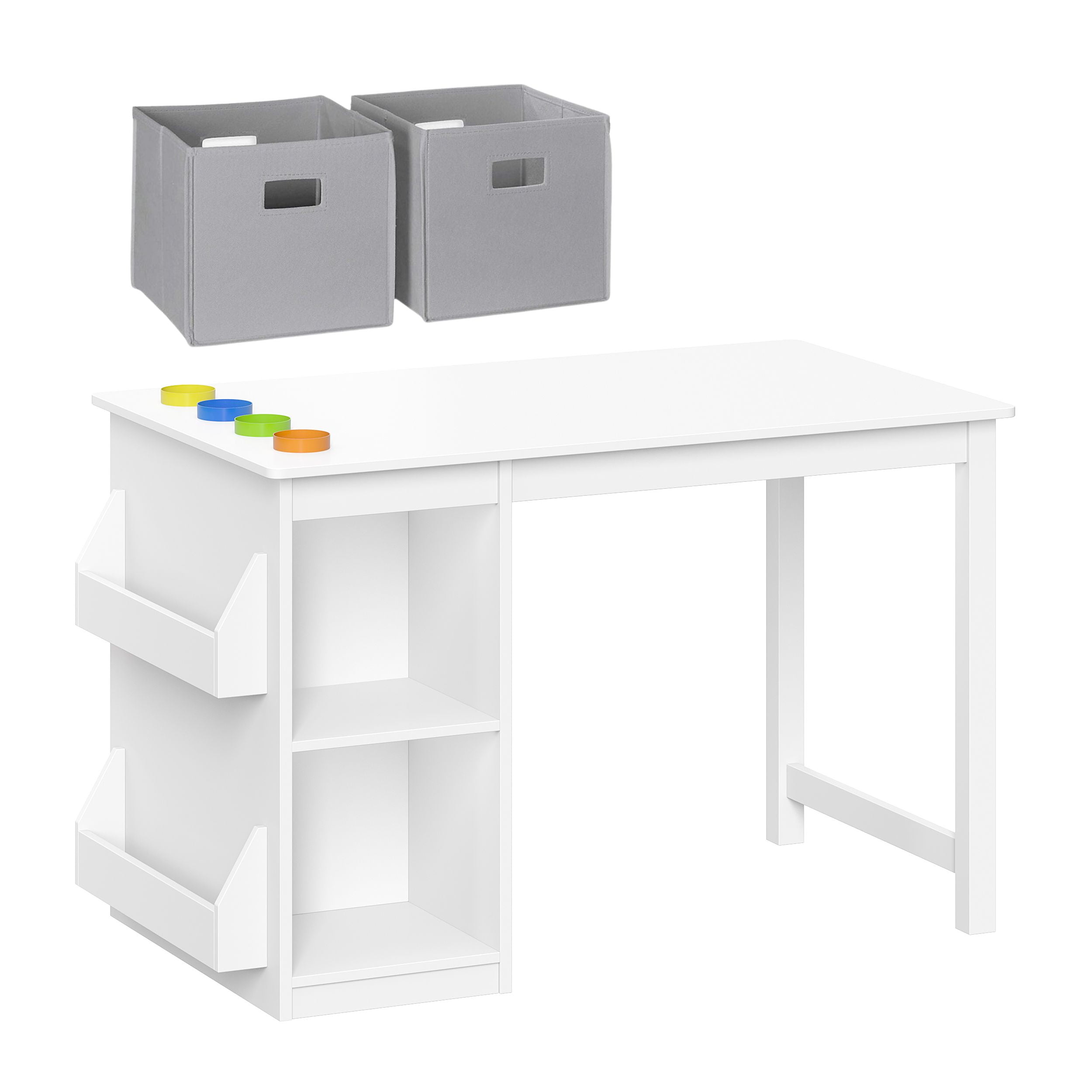 Step2 Studio Art Desk Kids Craft Set Toddler Activity Table with Storage Blue Walmart
