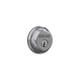 thumbnail image 1 of Deadbolt Schlage B60 N 626 con llave, 1 cara, cromo satinado, 1 of 7