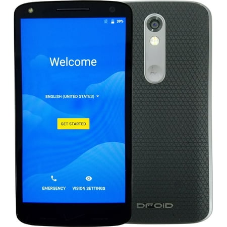 Motorola DROID Turbo 2 XT1585 - 32GB Verizon (Certified Refurbished) (Black) Soft Grip, Unlocked GSM 4G LTE (Best Motorola Droid Phone)
