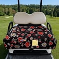 thumbnail image 2 of Uorisanigo Daisy Ladybug Golf Cart Seat Covers with 4 Front Pockets, Universal Golf Cart Seat Towel Blanket Accessories Gift for Men Women Golfer, Fits 2 Seat Golf Cart, Easy to Install, 2 of 7