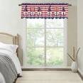 thumbnail image 4 of B Polyester Window Valance 17 72X53 94 Inches Gnome Pattern Rod Pocket Curtain For Kitchen Bathroom Living Room Decor, 4 of 6