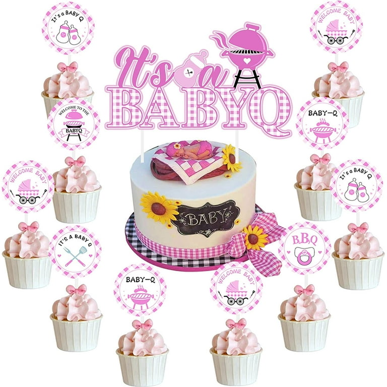 Barbie Tema Aniversário Eventos Festa Bolo Wrapper Baking Cupcake  Decorações Baby Shower Meninas Kids Favors Bolo Topper 12 pçs/lote -  AliExpress