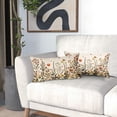 thumbnail image 6 of Seasonal Fall Lumbar Pillow Covers 12x20 Inch FloraL Autumn Throw Pillows for Couch Farmhouse Thanksgiving Harvest Flowers Rectangle Decorative Pillow Cases for Bed Patio Covers Outdoor Indoor Set 2, 6 of 6