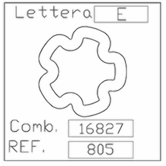 OEM Replacement Wheel Lock Key Fits Audi 805 (E) European Made NEW