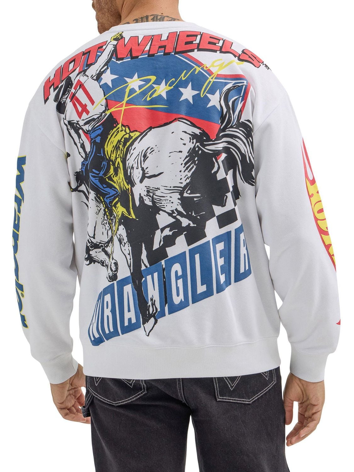 Le Wrangler® x Hot Wheels™ Men’s Pullover Crew