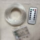 thumbnail image 3 of 100 luces LED de tubo de alambre de cobre, caja de batería impermeable para exteriores, tubo de arco iris de PVC con Control remoto, 3 of 4