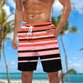 thumbnail image 5 of Pantalones Cortos de Cintura Elástica para Hombre con Bolsillos Pantalones de Playa de Impresión de Moda Casual para Hombres, Tela de Poliéster para Uso Diario Al Aire Libre de Primavera Y Verano, 5 of 5