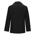 thumbnail image 4 of Antinious Sport Coats for Women Solid Long Sleeve Lapel Business Casual Jacket,Women Winter Sweater Coat,Womens Trench Coat,Black,L, 4 of 5