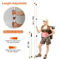thumbnail image 5 of Moclever 2Pcs Telescoping Tarp Poles, Portable Aluminum Awning Poles, 3-7.5ft Adjustable Telescopic Tarp Tent Rods for Shelter Hammock Rain Fly Awning Canopy, 5 of 9