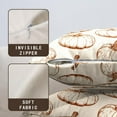 thumbnail image 6 of Fall Pumpkin Outdoor Pillow Covers 20x20 Set of 2 Autumn Thanksgiving Harvest Throw Pillows Case Burnt Orange White Farmhouse Fall Holiday Cushion Covers for Sofa Couch Bed Decor, 6 of 6