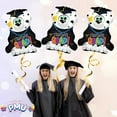 thumbnail image 2 of PMU Congrats Grad Big Dog Shape-a-loon Balloon, Graduation Decoration Mylar Balloons,(1/Pkg) Pkg/10, 2 of 6