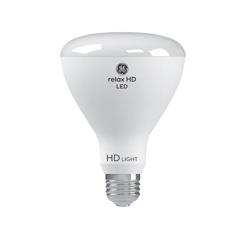 GE Relax HD LED Light Bulbs 65 Watt Soft White BR30 Indoor