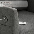 thumbnail image 3 of CHITA Modular Sectional Sofa 6 Seat U Shape Convertible Couch Set with Storage with USB Port for Small Space,Apartment,Bedroom, 3 of 7
