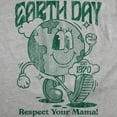 thumbnail image 2 of Mens Earth Day Respect Your Mama Funny T Shirts Sarcastic Tee for Men Graphic Tees, 2 of 9