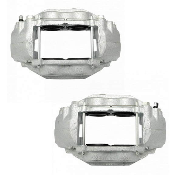 TRQ Front Brake Caliper Set Compatible with 2008-2015 Toyota Sequoia 2007-2015 Tundra