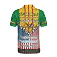 thumbnail image 3 of Customize Name Vietnam Veteran War U.S Army Proud American Eagle Flag Vet Men's Polo Shirt S-5XL, 3 of 5