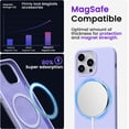 thumbnail image 4 of Magnetic Case Compatible for iPhone 14 Pro Max Case [Compatible with MagSafe] [+Screen Protector] Liquid Silicone Gel Rubber Full Body Protective Cover Case 6.7 Inch-Pastel Lilac, 4 of 14