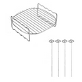 thumbnail image 2 of WHEANG Upgrade Your 7 Inch Air Fryer With This Stainless Double Layer Cooking Rack Maximize Capacity Cook Multiple And Even Results For Family Meals And Snacks, 2 of 4