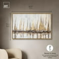 thumbnail image 5 of Golden Wave Boats I Canvas Coastal Classic Art by Art Remedy, Gold Frame, 54" x 36", 5 of 7