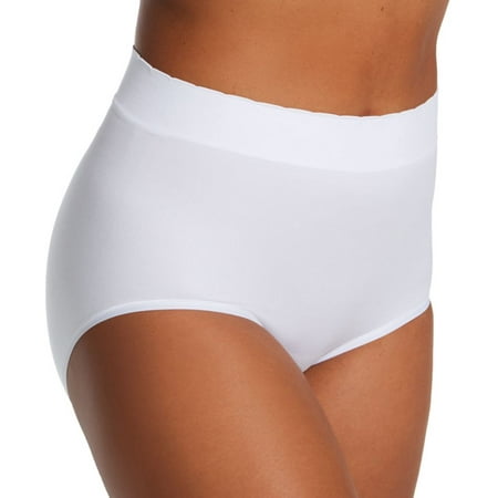 

Women s Vanity Fair 13218 No Pinch No Show Seamless Brief Panty (Star White 8)