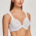 thumbnail image 4 of CHUANK Underwire Front Closure Bras for Women Black 34B, 4 of 6