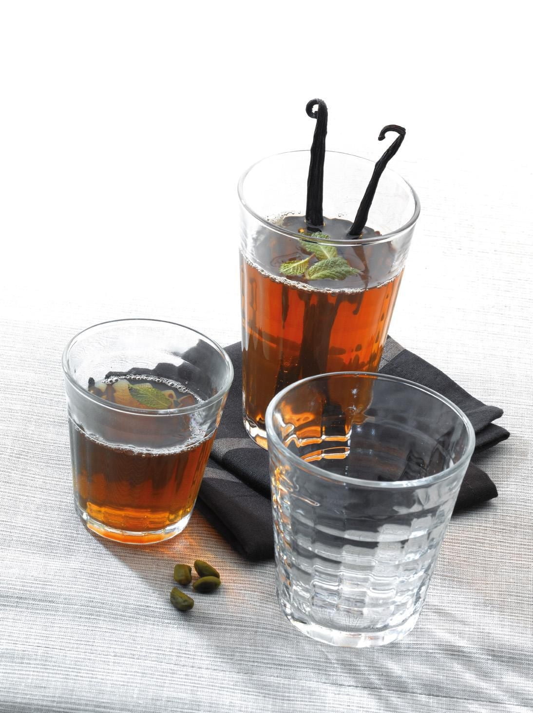 Duralex Prisme Clear Glass Tumbler, 500 ml Set of 6