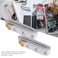 thumbnail image 4 of Black Marking Scale Tailor Tape, Body Measuring Ruler, Light Weight Seamstress For Sewing Crafter Quilter Tailoring White, 4 of 8
