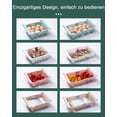 thumbnail image 4 of Cajones de refrigerador, estante de almacenamiento ajustable, organizador divisor de refrigerador, organizador de cajón de refrigerador extraíble, caja de almacenamiento para refrigerador, 4 of 5
