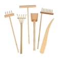 thumbnail image 1 of Râteau Miniature Jardin Sable Fluide Sable Durable Peinture Sable Râteau Jaune, 1 of 8