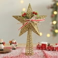 thumbnail image 3 of Christmas Hollow Star Tree Topper Christmas Decoration Holiday Tree Top Shatterproof Hollow Star Decoration Holiday Christmas Tree Decoration, 3 of 5
