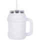 thumbnail image 1 of Termo de Acero Inoxidable de Doble Pared, 1.5 L Termo Grande, Vaso de Viaje Aislado con Tapa y Pajita, Mantiene el Frío Durante 10 Horas y el Calor Durante 8 Horas (Blanco), 1 of 9