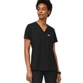 thumbnail image 1 of Catarina Haut de Blouse Médicale à une Poche pour Femmes - Noir, m, 1 of 2