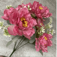 thumbnail image 1 of Xiao Hua 3 flores artificiales de peonía, flores falsas, flores artificiales para decoración de bodas, 1 of 5