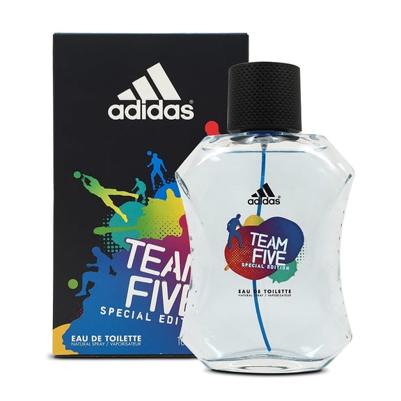 Adidas Team Five Eau de toilette Spray For Men 3.4 oz