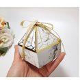 thumbnail image 2 of 50 cajas de regalo de mármol para bodas, cajas de dulces doradas de boda, despedidas de soltera, decoración de fiesta de cumpleaños XianweiShao 8390615136426, 2 of 3