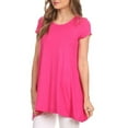 thumbnail image 4 of Women's Casual Short Sleeve Tunic Top With Pockets, 4 of 6