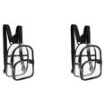thumbnail image 4 of Minnieouse ajustable de PVC con : visible y conveniente para todos los días transparente de PVC informal con negra negro 2Conjunto, 4 of 6