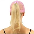 thumbnail image 3 of LAICAIW Ponytail Baseball Cap Messy High Bun Adjustable Mesh Trucker Sun Hat for Women, 3 of 4