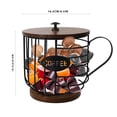 thumbnail image 5 of Soporte para cápsulas de café para tazas K, organizador de cápsulas de café con forma de taza, cesta de almacenamiento de cápsulas de café para barra de café, 5 of 5