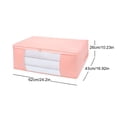 thumbnail image 4 of Storage Clothing Bags Storage Containers Clothes Organizer With Reinforced Handle Sturdy Woven Fabric For Blankets Bedding With Zipper, 4 of 7
