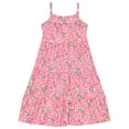 thumbnail image 3 of Btween Girls Maxi Dresses 2 Pack Sleeveless Floral Tiered Summer Dresses, Lightweight Soft Fabric, Casual Spring & Vacation Dresses, 3 of 4