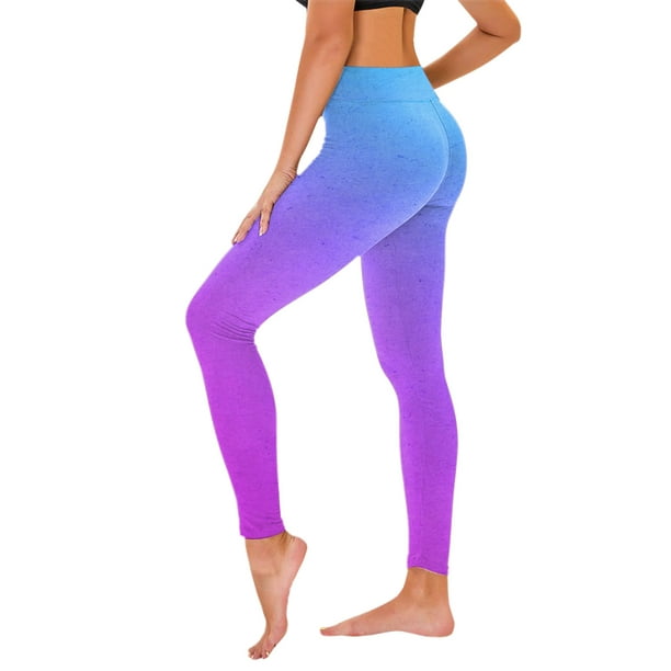 EQWLJWE Yoga Pants for Women High Waist Yoga Pants Tummy Control Workout  Running 10 Way Stretch Yoga Leggings Women Capris Pants