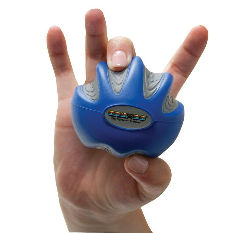 CanDo Digi-Squeeze hand exerciser - Large - Blue, firm CanDo Digi-Squeeze hand exerciser - Large - Blue, firm