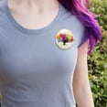 thumbnail image 2 of Color Bursting Rainbow Tree Pinback Button Pin, 2 of 5