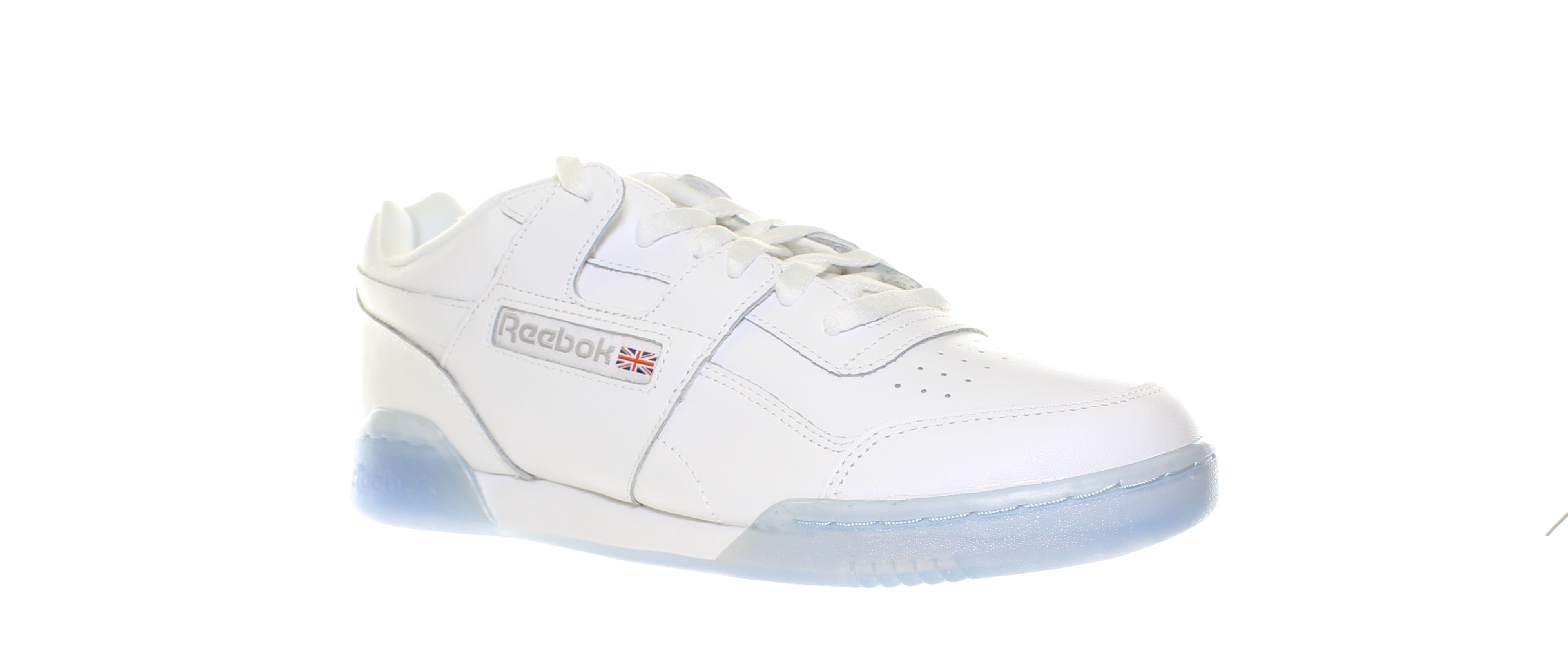 white platform reeboks