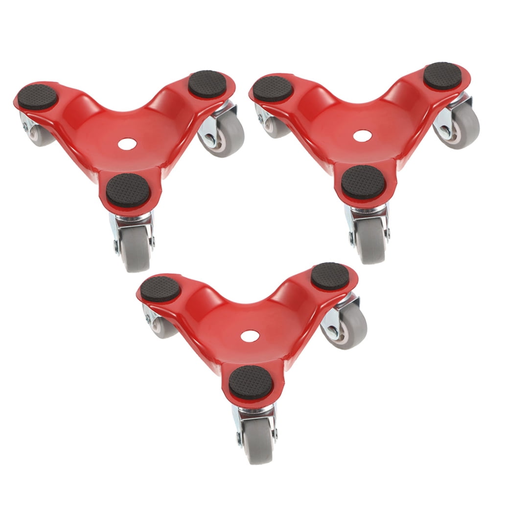 Raindrops  3 Pcs Caster Wheels Furniture Moving Sliders Artifact