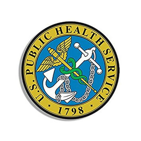 Round US Public Health Service Seal Sticker Decal (safety ...